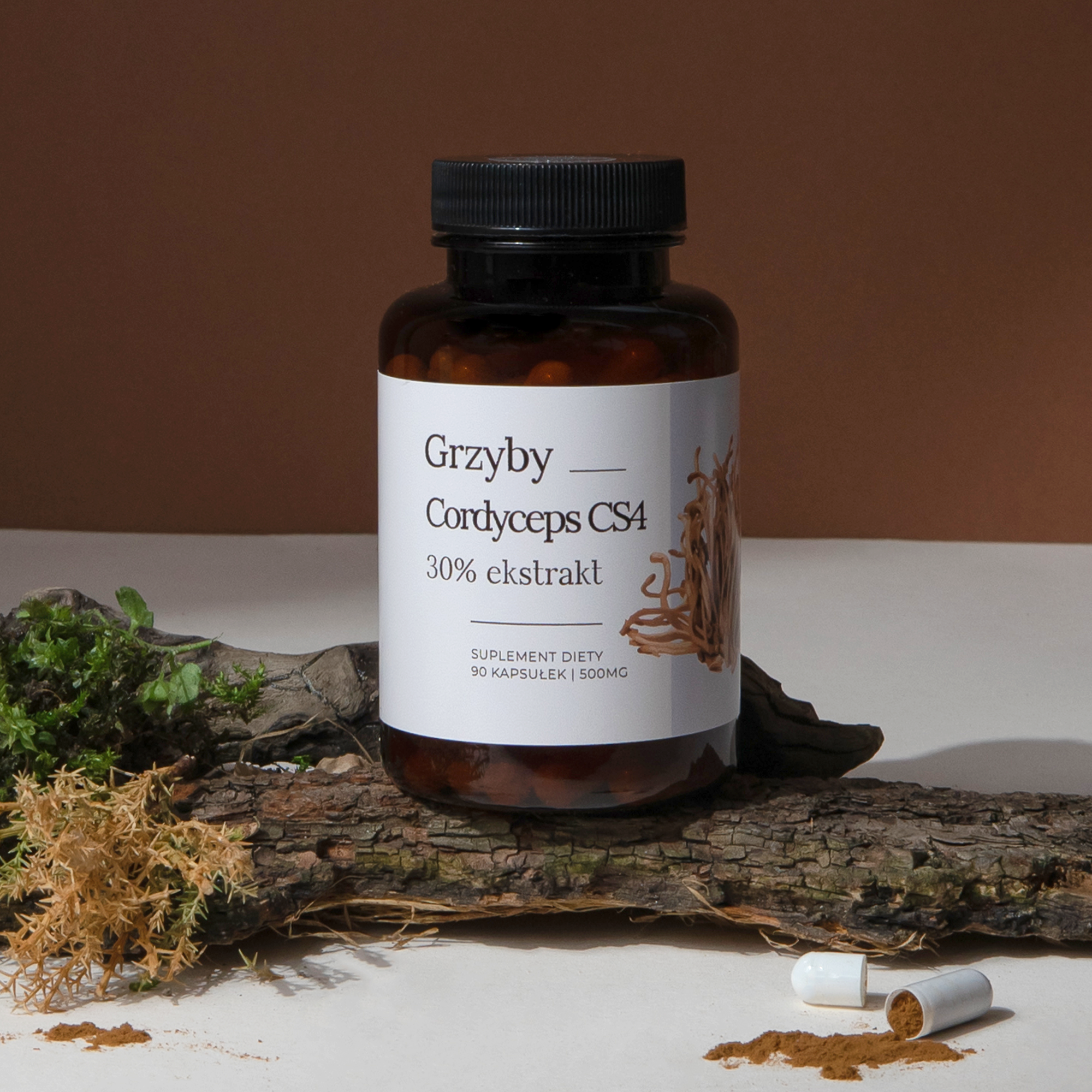Grzyby Cordyceps 90 kaps. 500mg