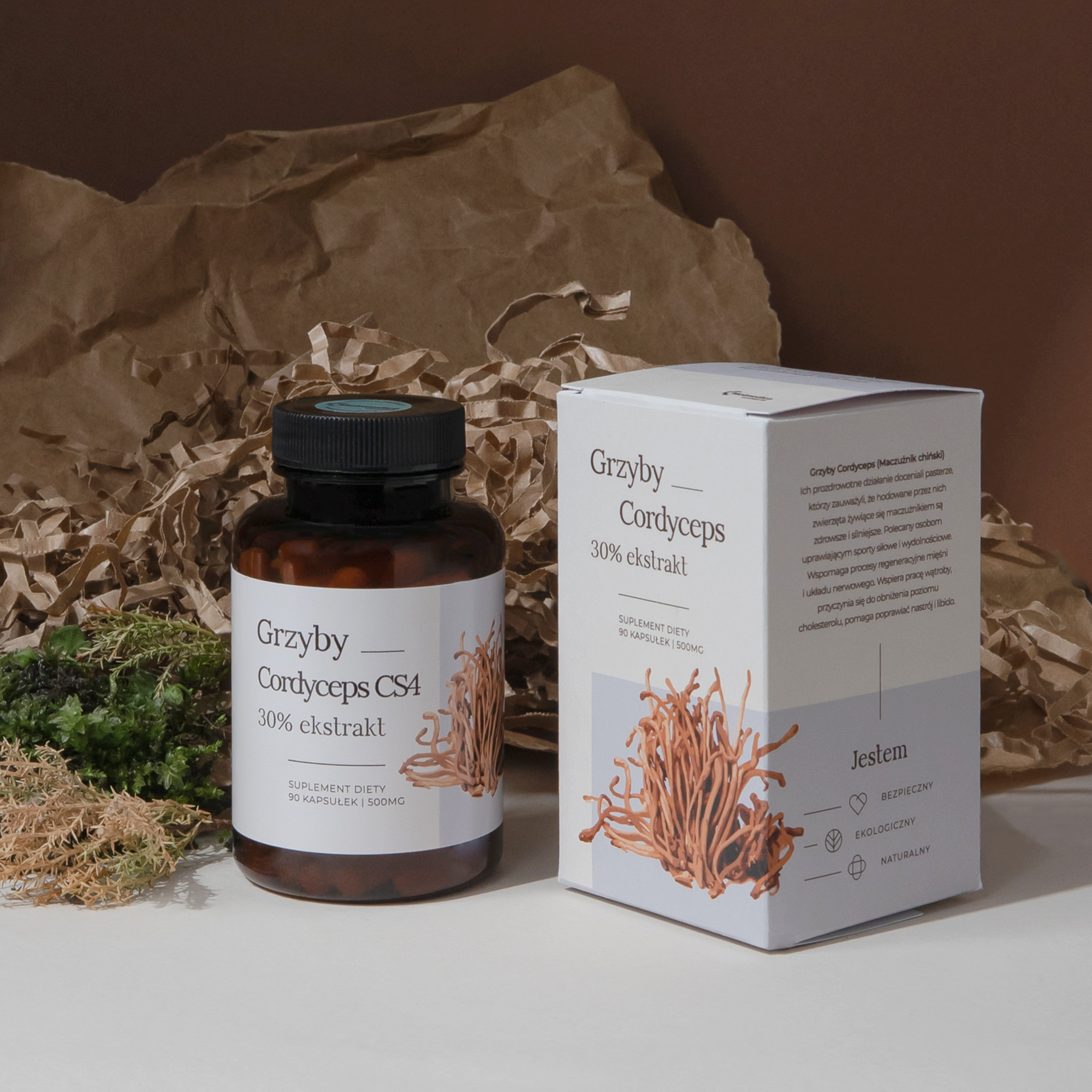 Grzyby Cordyceps 90 kaps. 500mg