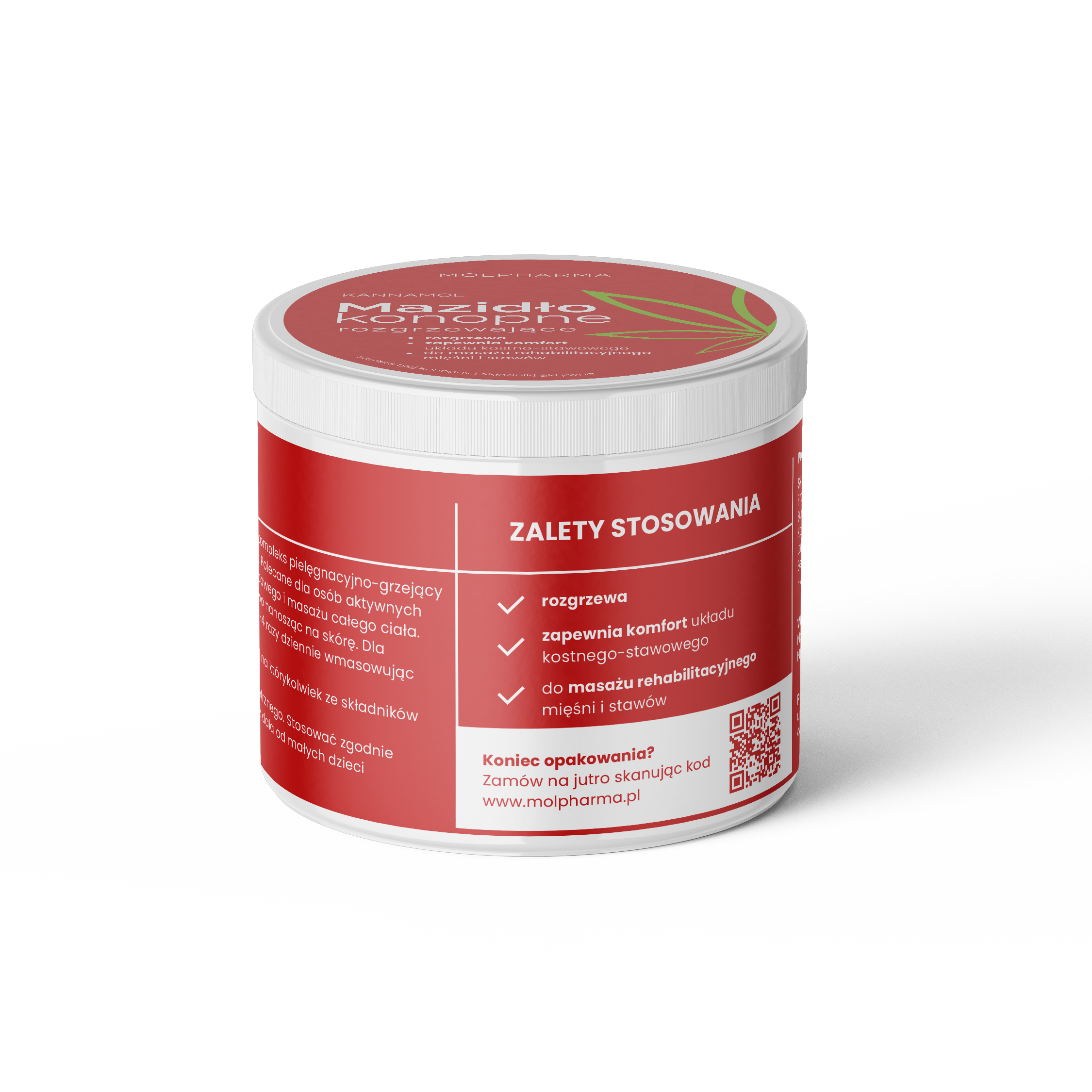 Konopne Mazidło rozgrzewające