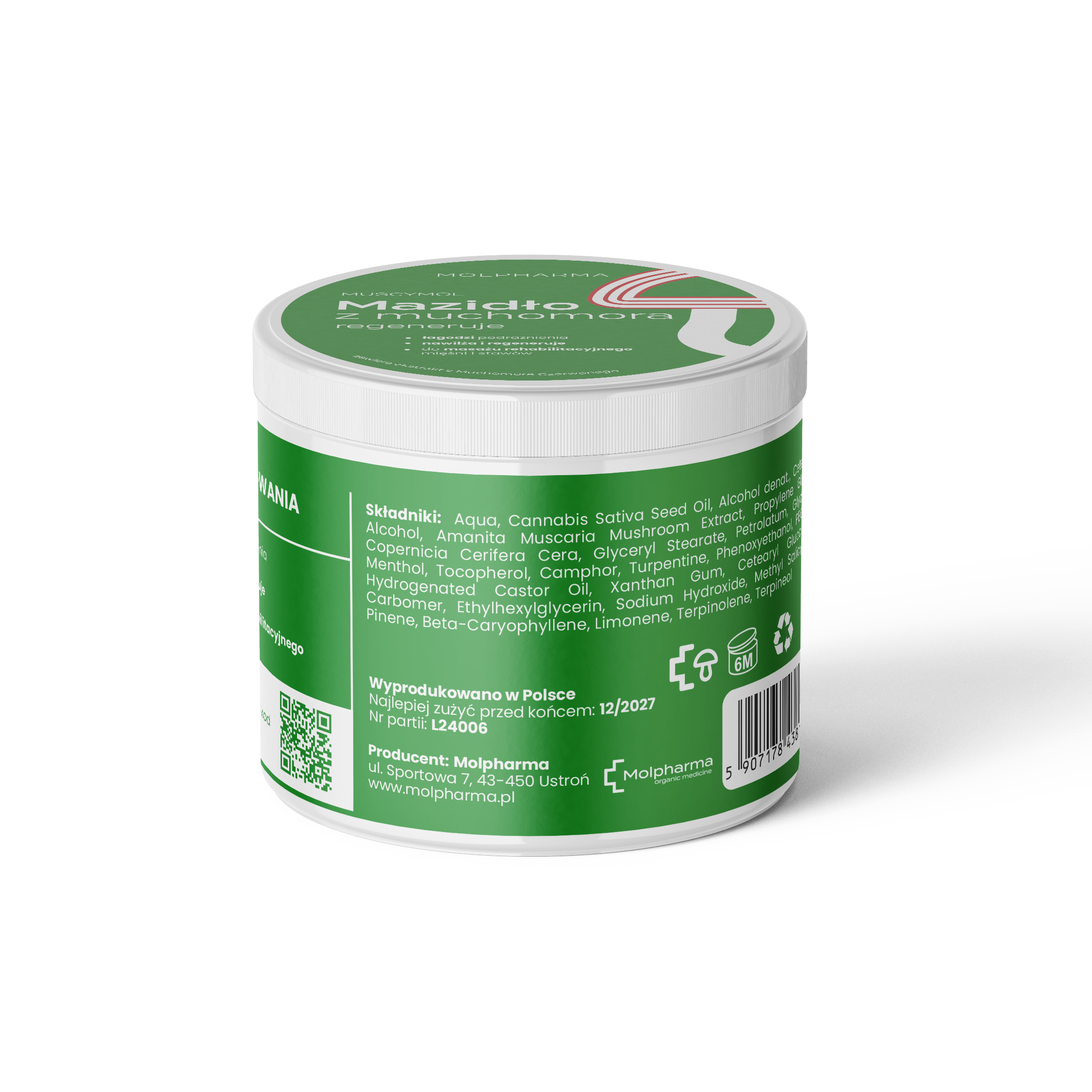 Mazidło z muchomora regenerujące